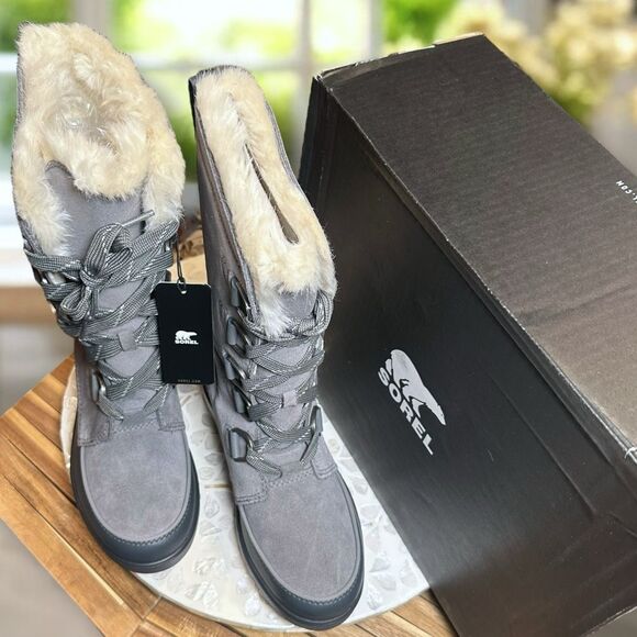 Sorel Tivoli IV Tall Insulated Waterproof Winter Faux Fur Boots Women’s 7 - Picture 8 of 16